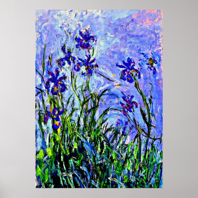 Monet - Lilacs und Ire Poster (Vorne)