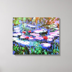 Monet - Los Nenufares (Wasserlilien), Leinwanddruck