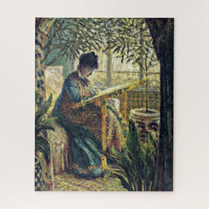 Monet - Madame Monet Stickerei Puzzle