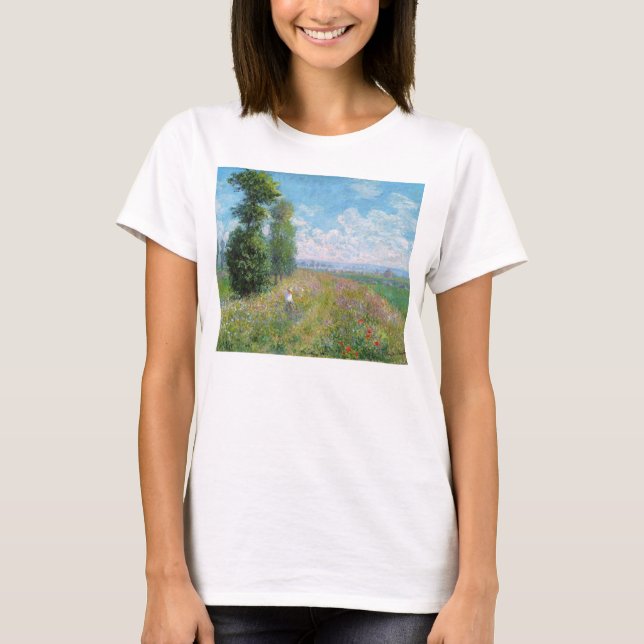 Monet Malerei T-Shirt (Vorderseite)