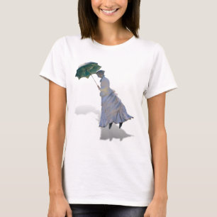 Monet mit Umbrella T-Shirt