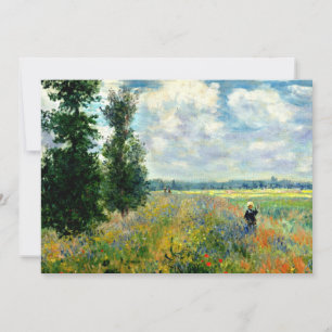 Monet - Mohnfeld, Argenteuil Karte