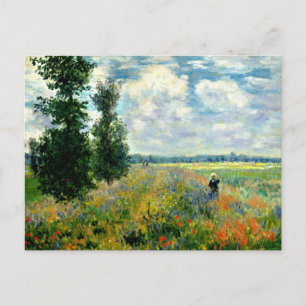 Monet - Mohnfeld, Argentinien Postkarte