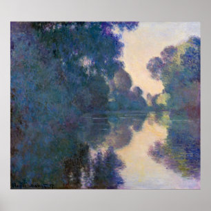 Monet, Morgens an der Seine, in der Nähe von Giver Poster