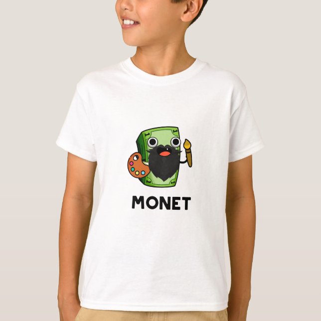 Monet Niedlich Artist Money Pub T-Shirt (Vorderseite)