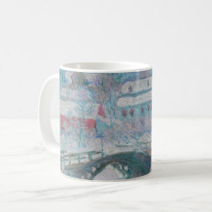 Monet - Norwegen, Dorf Sandviken im Schnee Kaffeetasse