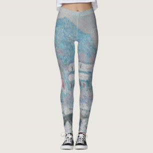 Monet - Norwegen, Dorf Sandviken im Schnee Leggings