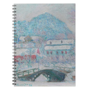 Monet - Norwegen, Sandviken Village in Snow Notizblock
