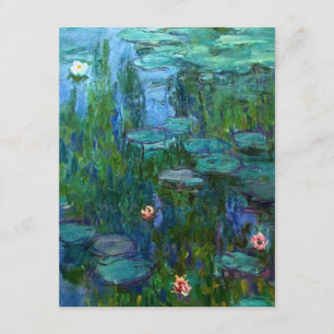 Monet Nympheas Wasser-Lilien-Einladungen Einladung
