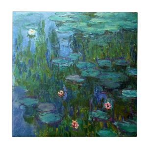 Monet Nympheas Wasser-Lilien-Fliese Fliese