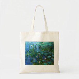 Monet Nympheas Wasser-Lilien-Taschen-Tasche Tragetasche