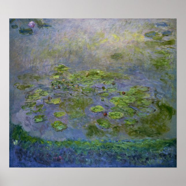 Monet - Nympheas (Water Lilies) Poster (Vorne)