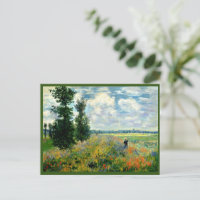 Monet painting, Poppy Field, Argenteuil,