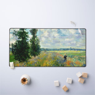 Monet painting, Poppy Field, Argenteuil, Schreibtischunterlage