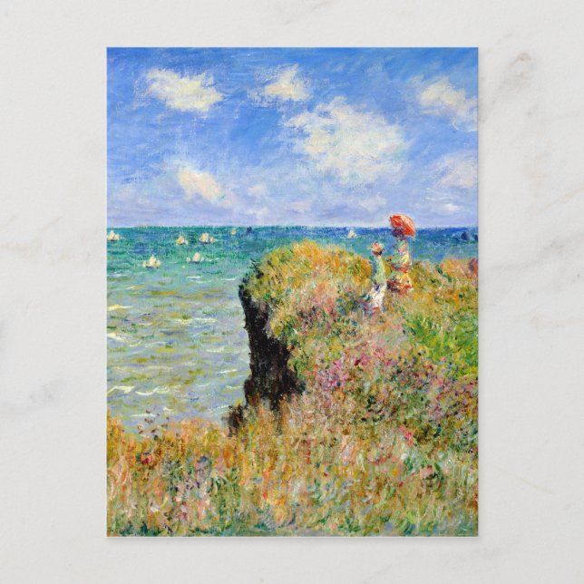 Monet Painting Postkarte (Vorderseite)