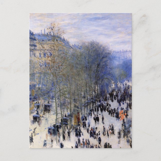 Monet Painting Postkarte (Vorderseite)