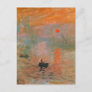 Monet Painting Postkarte