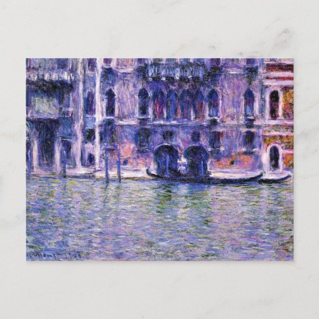 Monet - Palazzo da Mula Postkarte (Vorderseite)