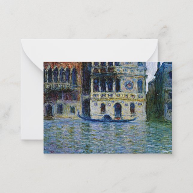 Monet - Palazzo Dario Mitteilungskarte (Vorderseite)