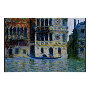 Monet - Palazzo Dario Poster