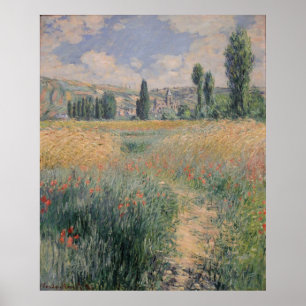 Monet Path auf der Insel Saint Martin, Vétheuil Poster