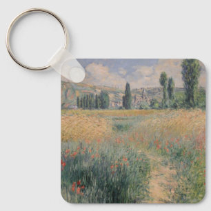Monet Path auf der Insel Saint Martin, Vétheuil Schlüsselanhänger