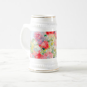 Monet Peonies Bierglas