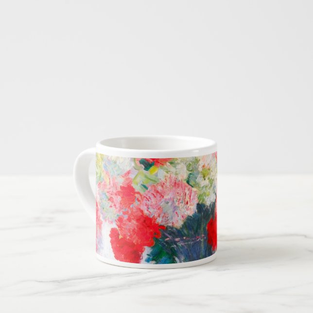 Monet Peonies Espressotasse (Vorderseite Links)