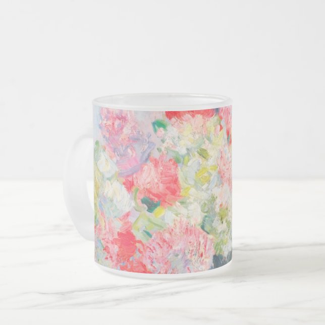 Monet Peonies Mattglastasse (Vorderseite Links)