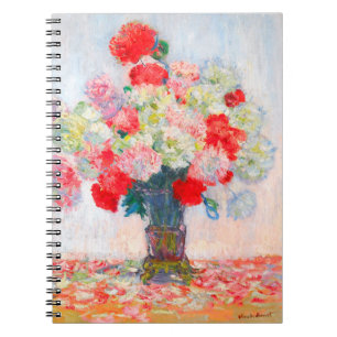  Monet Peonies Notizblock
