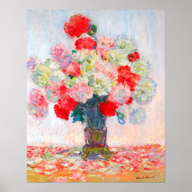Monet Peonies Poster (Vorne)