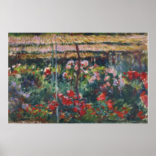 Monet - Peony Garden Poster