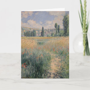 Monet Pfad auf der Insel Saint Martin, Vétheuil Karte