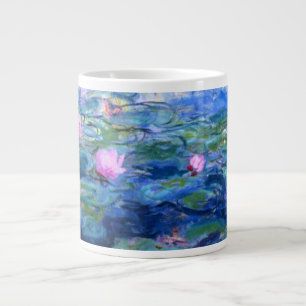 Monet Pink Water Lilies Jumbo-Tasse