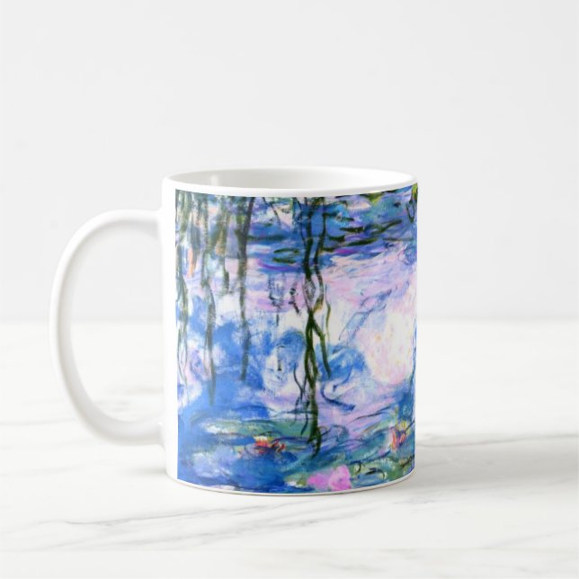 Monet Pink Water Lilies  Kaffeetasse (Links)