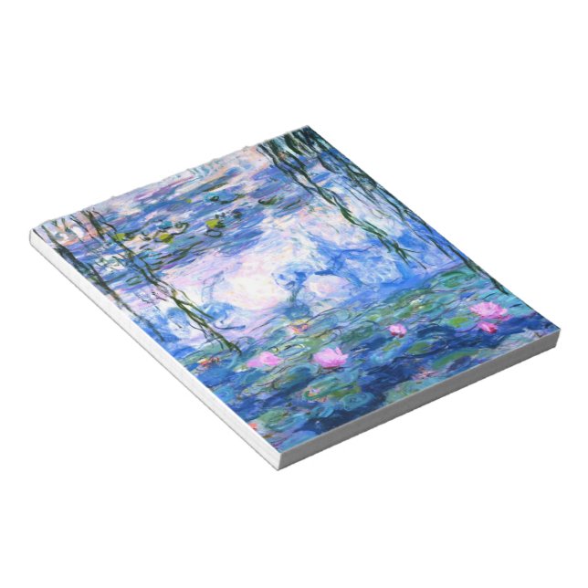 Monet Pink Water Lilies  Notizblock (angewinkelt)