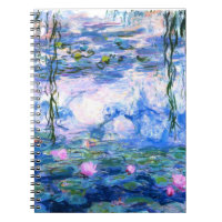 Monet Pink Water Lilies