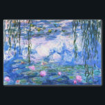 Monet Pink Water Lilies  Seidenpapier<br><div class="desc">Monet rosa Wasserlililie Gewebepapier mit schönen rosa Seerosen schwimmend in einem ruhigen,  blauen Teich mit Lilienpolstern. Ein großartiges Monet-Geschenk für die Liebhaber von Impressionismus und französischer Kunst.</div>