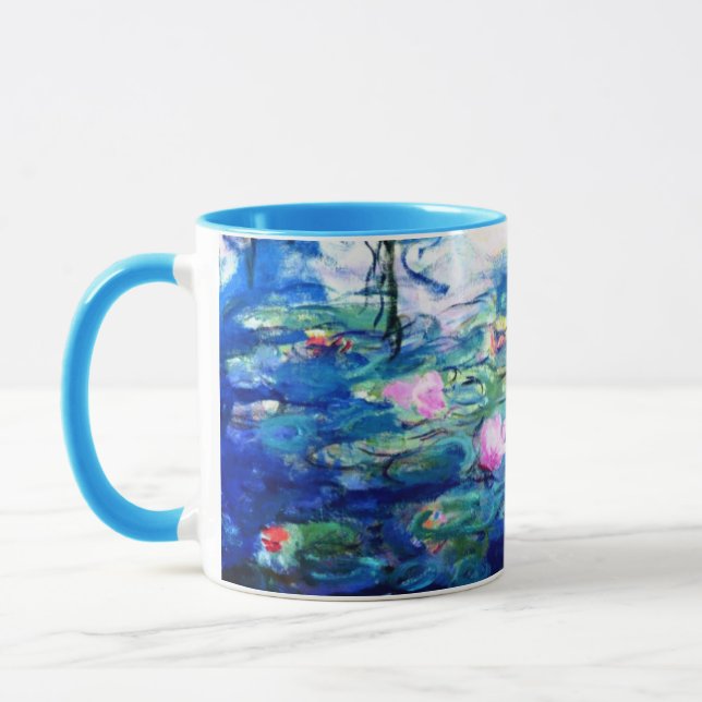 Monet Pink Water Lilies  Tasse (Links)