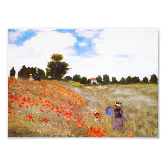 Monet Poppies Fotodruck (Vorne)