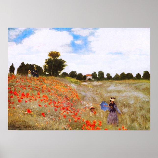Monet Poppies Poster (Vorne)
