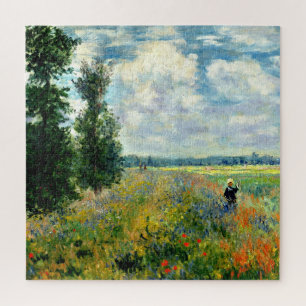 Monet - Poppy Field, Argenteuil, Fine Art, Puzzle