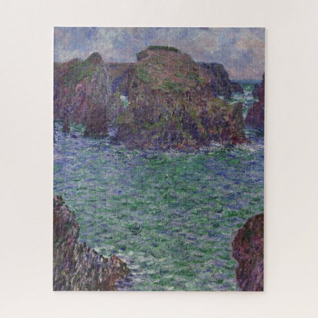 Monet-Port Goulphar Belle Ile Puzzle (Vertikal)