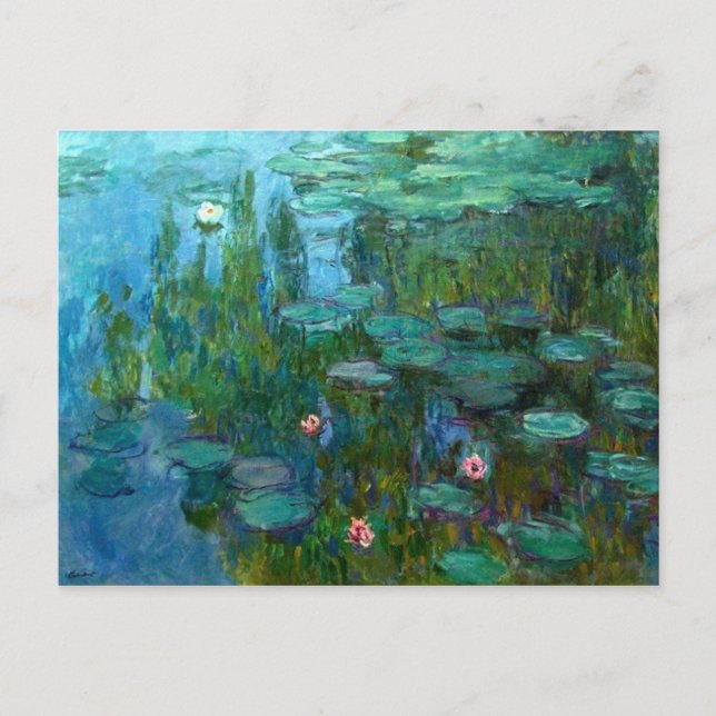 Monet Postkarten (Vorderseite)