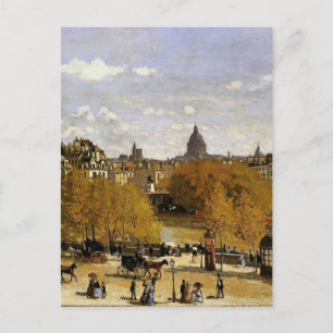 Monet - Quai du Louvre, Kunstmalerei, Postkarte