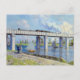 Monet - Railway Bridge at Argenteuil Postkarte (Vorderseite)