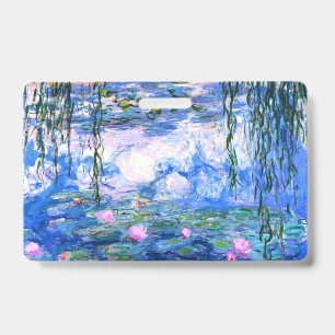 Monet rosa Seerosen Ausweis