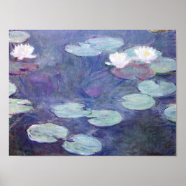 Monet - Rosa Water-Lilies Poster