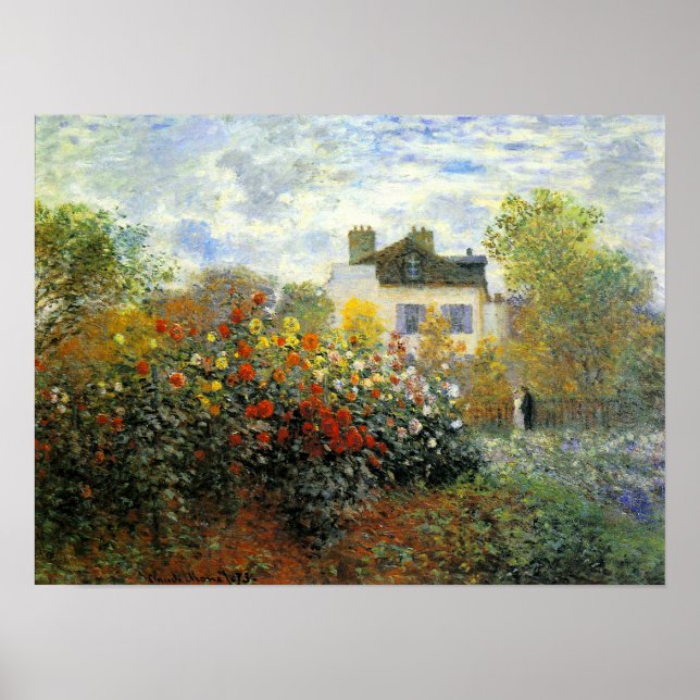 Monet Rose Garden Poster (Vorne)