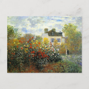 Monet Rose Garden Postkarte